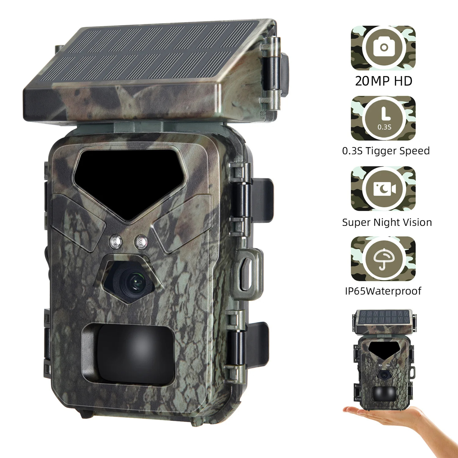 Caméra de chasse solaire - Ma Caméra Chasse
